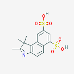 Structure of 1,1,2-Trimethyl-1H-benzo[e]indole-6,8-disulfonic acid