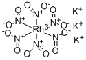 Chemical structure of POTASSIUM HEXANITRORHODATE(III)