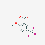 Structure of methyl 2-methoxy-5-(trifluoromethyl)benzoate