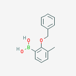 Structure of (3-methyl-2-phenylmethoxyphenyl)boronic Acid