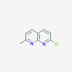 1,8-Naphthyridine, 2-chloro-7-methyl-结构式