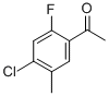 Structure of 1-(4-Chloro-2-fluoro-5-methylphenyl)ethan-1-one, 5-Acetyl-2-chloro-4-fluorotoluene