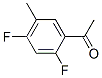 Structure of Ethanone,1-(2,4-difluoro-5-methylphenyl)-