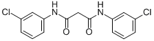 Structure of N,N-BIS-(3-CHLORO-PHENYL)-MALONAMIDE