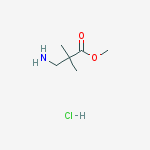 Structure of METHYL 3-AMINO-2,2-DIMETHYLPROPANOATE HYDROCHLORIDE