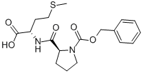 Structure of N-CARBOBENZOXY-L-PROPYL-L-METHIONINE