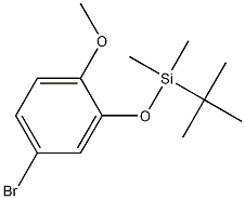Silane, (5-bromo-2-methoxyphenoxy)(1,1-dimethylethyl)dimethyl-结构式