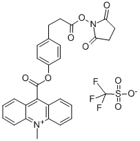 Structure of Acridinium C2 NHS Ester