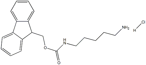 Structure of N-1-FMOC-1,5-DIAMINOPENTANE HCL