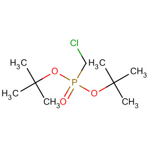 Structure of Phosphonic acid, (chloromethyl)-, bis(1,1-dimethylethyl) ester