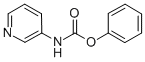 Structure of PYRIDIN-3-YL-CARBAMIC ACID PHENYL ESTER