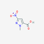 Structure of 1-Methyl-3-nitro-1H-pyrazole-5-carboxylic acid