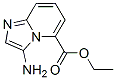 Structure of Imidazo[1,2-a]pyridine-5-carboxylicacid, 3-amino-, ethyl ester