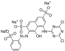 Chemical structure of Reactive Red 1