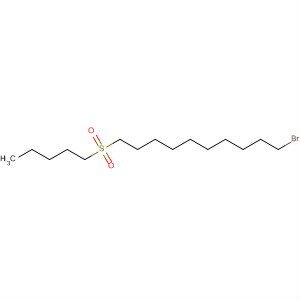 Decane, 1-bromo-10-(pentylsulfonyl)-结构式