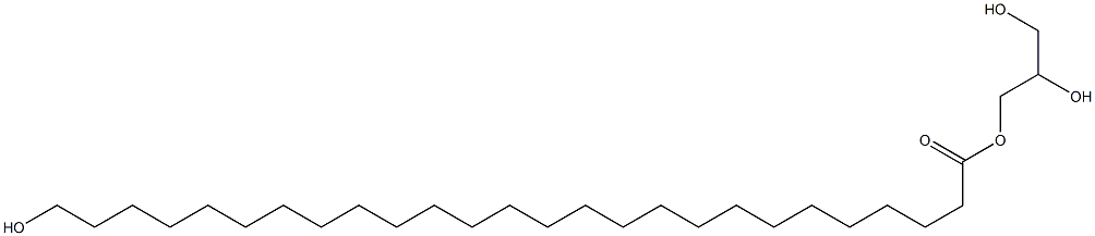 Structure of Glycerol 1-(26-hydroxyhexacosaate)