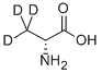 D-丙氨酸-3,3,3-D3结构式