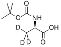 D-ALANINE-3,3,3-D3-N-T-BOC结构式