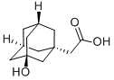 Structure of (3-HYDROXY-ADAMANTAN-1-YL)-ACETIC ACID