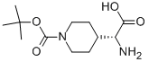 Structure of (R)-1-BOC-4-(AMINOCARBOXYMETHYL)PIPERIDINE