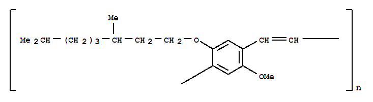 Structure of POLY[2-METHOXY-5-(3′,7′-DIMETHYLOCTYLOXY)-1,4-PHENYLENEVINYLENE]