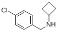(4-CHLORO-BENZYL)-CYCLOBUTYL-AMINE结构式