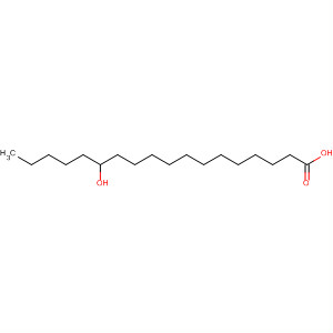 Octadecanoic acid, 13-hydroxy-结构式
