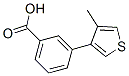 3-(4-Methylthiophen-3-yl)benzoic acid结构式
