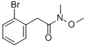 Structure of 2-(2-BROMOPHENYL)-N-METHOXY-N-METHYLACETAMIDE