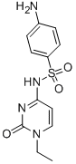 Structure of 4-Amino-N-(1-ethyl-1,2-dihydro-2-oxopyrimidin-4-yl)benzenesulfonamide