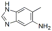 Structure of 1H-Benzimidazol-6-amine,5-methyl-
