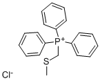 Structure of (METHYLTHIOMETHYL)TRIPHENYLPHOSPHONIUM CHLORIDE