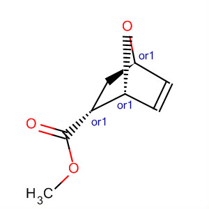 7-Oxabicyclo[2.2.1]hept-5-ene-2-carboxylic acid, methyl ester,(1R,2R,4R)-rel-结构式