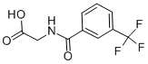 Structure of 2-[3-(Trifluoromethyl)benzoyl]aminoacetic acid