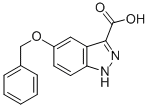 Structure of 5-Benzyloxy-1H-indazole-3-carboxylic acid