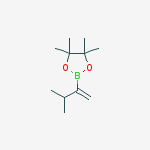 Structure of 4,4,5,5-tetramethyl-2-(3-methylbut-1-en-2-yl)-1,3,2-dioxaborolane