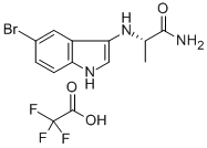 N-(5-BROMO-3-INDOXYL)-L-ALANINAMIDE, TRIFLUOROACETATE SALT结构式