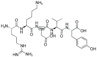 Structure of (ASP34)-THYMOPOIETIN III (32-36) (BOVINE)