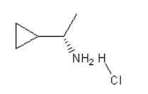 Structure of (S)-1-CYCLOPROPYLETHYLAMINE HYDROCHLORIDE