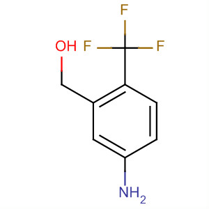 Structure of Benzenemethanol, 4-amino-a-(trifluoromethyl)-