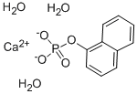 Structure of 1-NAPHTHYL PHOSPHATE CALCIUM SALT TRIHYDRATE