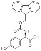 Structure of Fmoc-D-4-Hydroxyphenylglycine