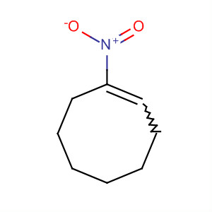 Structure of Cyclooctene, 1-nitro-