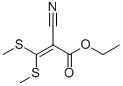 3,3-双(甲硫基)-2-氰基丙烯酸乙酯结构式