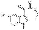 Structure of ETHYL 2-(5-BROMO-1H-INDOL-3-YL)-2-OXOACETATE