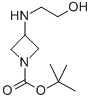 1-BOC-3-[(2-HYDROXYETHYL)AMINO]-AZETIDINE结构式
