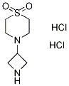 Structure of 4-(azetidin-3-yl)thioMorpholine 1,1-dioxide