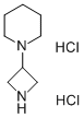 Structure of PIPERIDINE, 1-(3-AZETIDINYL)-, DIHYDROCHLORIDE