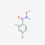 Structure of 4-bromo-N-methoxy-N,2-dimethylbenzamide