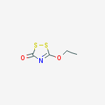 3-ETHOXY-1,2,4-DITHIAZOLIDINE-5-ONE结构式